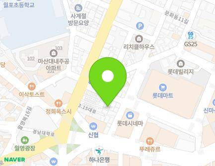 14-19 3·15-daero, Masanhappo-gu, Changwon-si, Gyeongsangnam-do, Republic of Korea Map