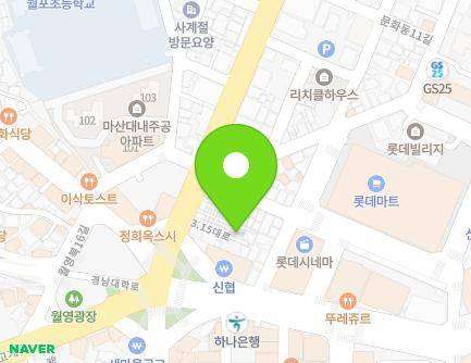 14-20 3·15-daero, Masanhappo-gu, Changwon-si, Gyeongsangnam-do, Republic of Korea Map