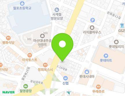 16-6 3·15-daero, Masanhappo-gu, Changwon-si, Gyeongsangnam-do, Republic of Korea Map