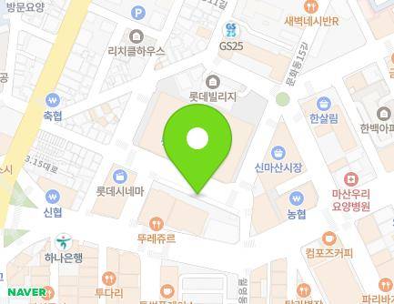 38 Sinmasansijang-gil, Masanhappo-gu, Changwon-si, Gyeongsangnam-do, Republic of Korea Map
