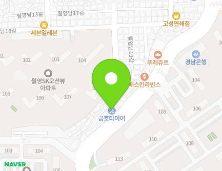 102 Gapo-ro, Masanhappo-gu, Changwon-si, Gyeongsangnam-do, Republic of Korea Map