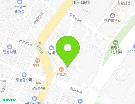 12-24 Banwoldong 6-gil, Masanhappo-gu, Changwon-si, Gyeongsangnam-do, Republic of Korea Map