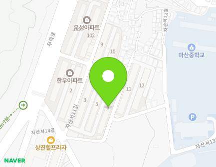6 Jasanseo 11-gil, Masanhappo-gu, Changwon-si, Gyeongsangnam-do, Republic of Korea Map
