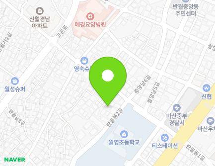 71 Banwolbuk 2-gil, Masanhappo-gu, Changwon-si, Gyeongsangnam-do, Republic of Korea Map