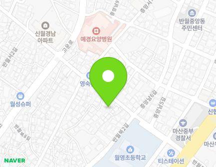 33-1 Jungangnam 11-gil, Masanhappo-gu, Changwon-si, Gyeongsangnam-do, Republic of Korea Map