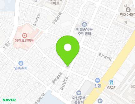 22 Jungangnam 10-gil, Masanhappo-gu, Changwon-si, Gyeongsangnam-do, Republic of Korea Map