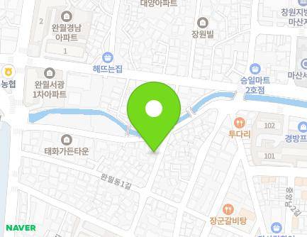 81 Jungangseo 1-gil, Masanhappo-gu, Changwon-si, Gyeongsangnam-do, Republic of Korea Map