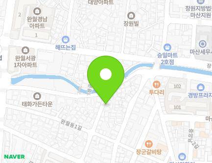 84 Jungangseo 1-gil, Masanhappo-gu, Changwon-si, Gyeongsangnam-do, Republic of Korea Map