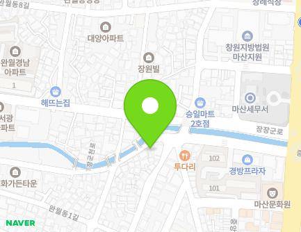 28 Jangguncheon-ro, Masanhappo-gu, Changwon-si, Gyeongsangnam-do, Republic of Korea Map