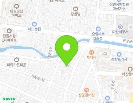 89-2 Jungangnam 6-gil, Masanhappo-gu, Changwon-si, Gyeongsangnam-do, Republic of Korea Map