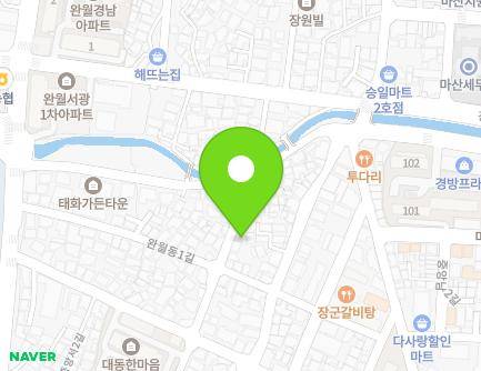 76 Jungangseo 1-gil, Masanhappo-gu, Changwon-si, Gyeongsangnam-do, Republic of Korea Map