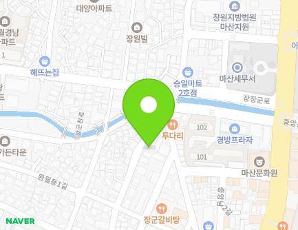 96 Jungangnam 6-gil, Masanhappo-gu, Changwon-si, Gyeongsangnam-do, Republic of Korea Map