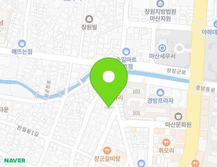 47 Jungangnam 3-gil, Masanhappo-gu, Changwon-si, Gyeongsangnam-do, Republic of Korea Map
