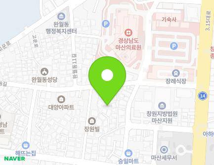 8-10 Wanwoldong 6-gil, Masanhappo-gu, Changwon-si, Gyeongsangnam-do, Republic of Korea Map
