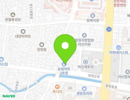31-10 Jangjanggun-ro, Masanhappo-gu, Changwon-si, Gyeongsangnam-do, Republic of Korea Map