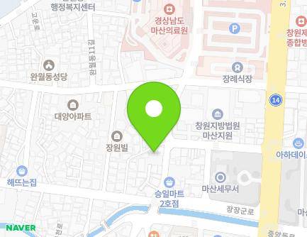 3 Wanwoldong 6-gil, Masanhappo-gu, Changwon-si, Gyeongsangnam-do, Republic of Korea Map