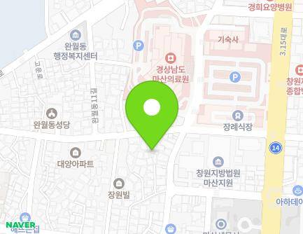 35-4 Wanwoldong 7-gil, Masanhappo-gu, Changwon-si, Gyeongsangnam-do, Republic of Korea Map