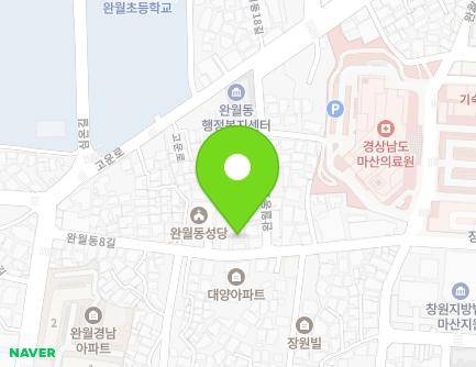 52-1 Wanwoldong 8-gil, Masanhappo-gu, Changwon-si, Gyeongsangnam-do, Republic of Korea Map