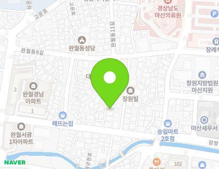 19-16 Jangjanggun-ro, Masanhappo-gu, Changwon-si, Gyeongsangnam-do, Republic of Korea Map