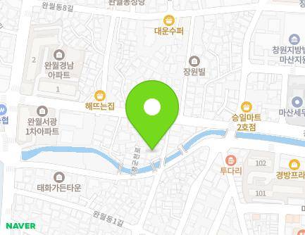 21-7 Jangguncheon-ro, Masanhappo-gu, Changwon-si, Gyeongsangnam-do, Republic of Korea Map