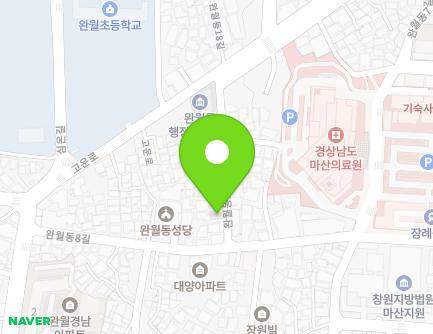 28 Wanwoldong 11-gil, Masanhappo-gu, Changwon-si, Gyeongsangnam-do, Republic of Korea Map