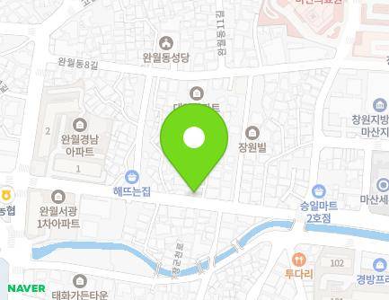19 Jangjanggun-ro, Masanhappo-gu, Changwon-si, Gyeongsangnam-do, Republic of Korea Map