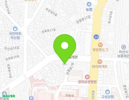 93-2 Wanwoldong 7-gil, Masanhappo-gu, Changwon-si, Gyeongsangnam-do, Republic of Korea Map