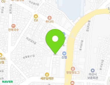 18 Wanwoldong 16-gil, Masanhappo-gu, Changwon-si, Gyeongsangnam-do, Republic of Korea Map