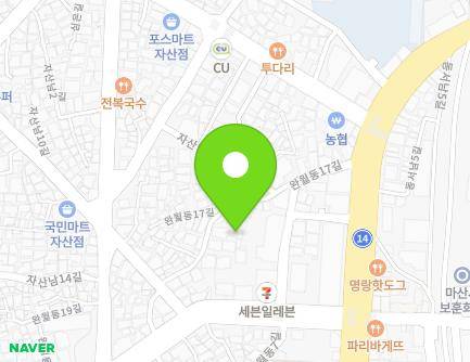 31-1 Wanwoldong 17-gil, Masanhappo-gu, Changwon-si, Gyeongsangnam-do, Republic of Korea Map