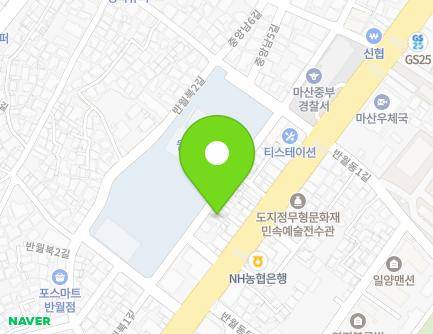 38 Banwolbuk 1-gil, Masanhappo-gu, Changwon-si, Gyeongsangnam-do, Republic of Korea Map