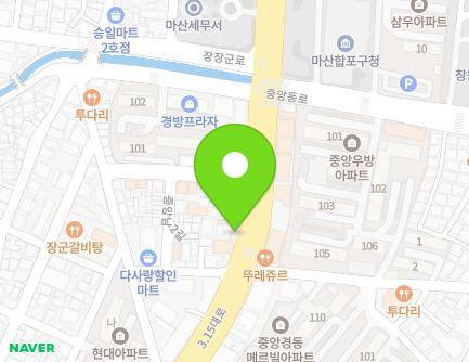 191 3·15-daero, Masanhappo-gu, Changwon-si, Gyeongsangnam-do, Republic of Korea Map