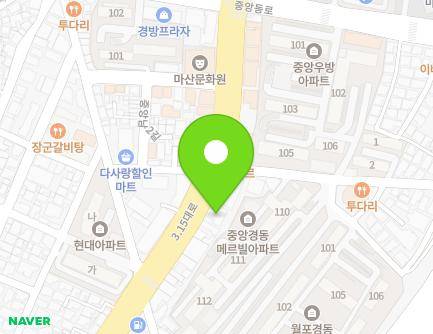 186 3·15-daero, Masanhappo-gu, Changwon-si, Gyeongsangnam-do, Republic of Korea Map