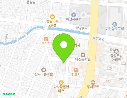 15 Jungangnam 1-gil, Masanhappo-gu, Changwon-si, Gyeongsangnam-do, Republic of Korea Map