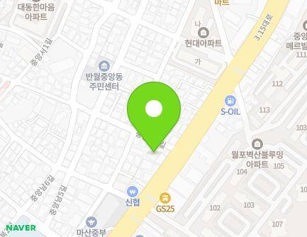 5 Jungangnam 9-gil, Masanhappo-gu, Changwon-si, Gyeongsangnam-do, Republic of Korea Map