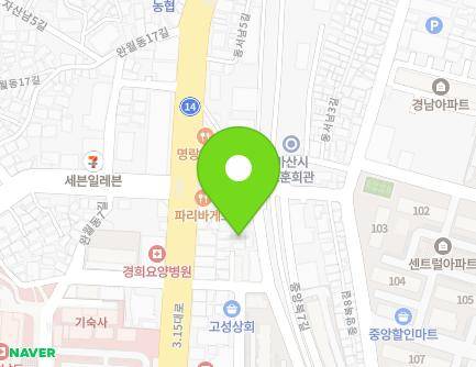 9-2 Jungangbuk 4-gil, Masanhappo-gu, Changwon-si, Gyeongsangnam-do, Republic of Korea Map