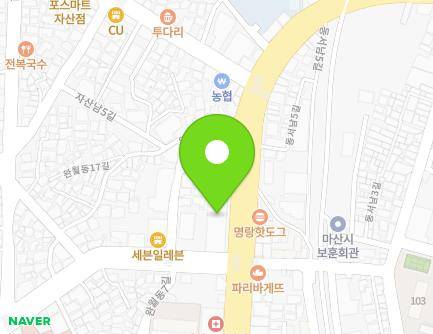255 3·15-daero, Masanhappo-gu, Changwon-si, Gyeongsangnam-do, Republic of Korea Map
