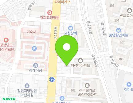 7-1 Jungangbuk 2-gil, Masanhappo-gu, Changwon-si, Gyeongsangnam-do, Republic of Korea Map