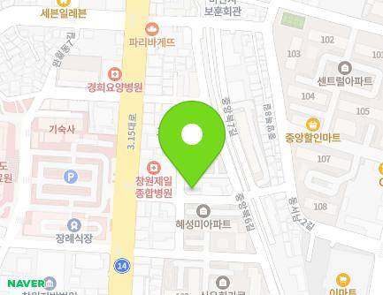 9 Jungangbuk 3-gil, Masanhappo-gu, Changwon-si, Gyeongsangnam-do, Republic of Korea Map
