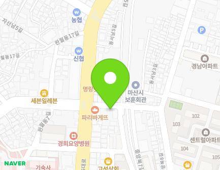 8-1 Jungangbuk 5-gil, Masanhappo-gu, Changwon-si, Gyeongsangnam-do, Republic of Korea Map