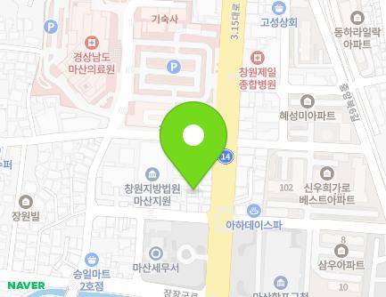 219-2 3·15-daero, Masanhappo-gu, Changwon-si, Gyeongsangnam-do, Republic of Korea Map