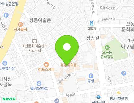 19-2 Dongseobuk 14-gil, Masanhappo-gu, Changwon-si, Gyeongsangnam-do, Republic of Korea Map