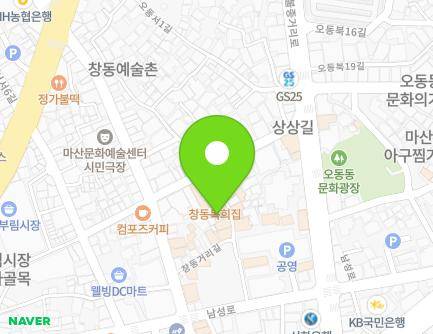 19-1 Dongseobuk 14-gil, Masanhappo-gu, Changwon-si, Gyeongsangnam-do, Republic of Korea Map