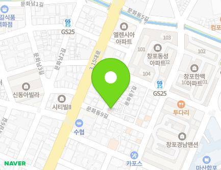 3-17 Munhwadong 8-gil, Masanhappo-gu, Changwon-si, Gyeongsangnam-do, Republic of Korea Map