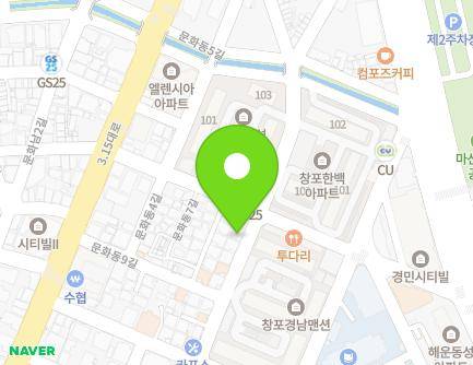 83 Munhwadong 14-gil, Masanhappo-gu, Changwon-si, Gyeongsangnam-do, Republic of Korea Map