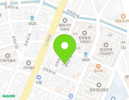 61-2 Munhwadong 4-gil, Masanhappo-gu, Changwon-si, Gyeongsangnam-do, Republic of Korea Map