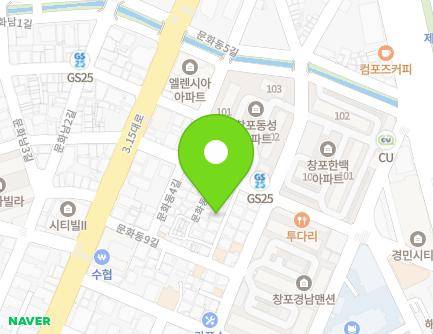 9 Munhwadong 8-gil, Masanhappo-gu, Changwon-si, Gyeongsangnam-do, Republic of Korea Map