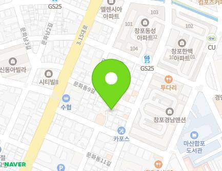 67-2 Munhwadong 14-gil, Masanhappo-gu, Changwon-si, Gyeongsangnam-do, Republic of Korea Map