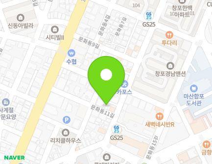 23 Munhwadong 11-gil, Masanhappo-gu, Changwon-si, Gyeongsangnam-do, Republic of Korea Map