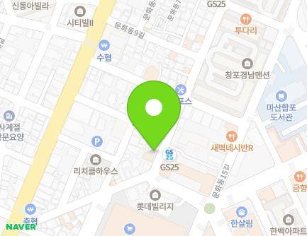 43 Munhwadong 14-gil, Masanhappo-gu, Changwon-si, Gyeongsangnam-do, Republic of Korea Map