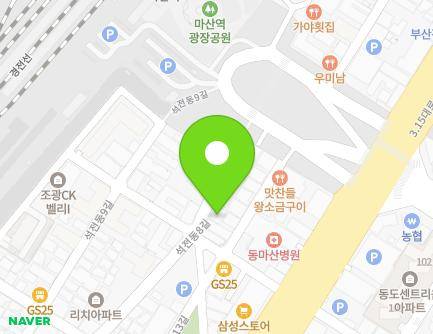 64 Seokjeondong 8-gil, Masanhoewon-gu, Changwon-si, Gyeongsangnam-do, Republic of Korea Map